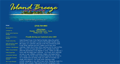 Desktop Screenshot of islandbreeze-rentals.com